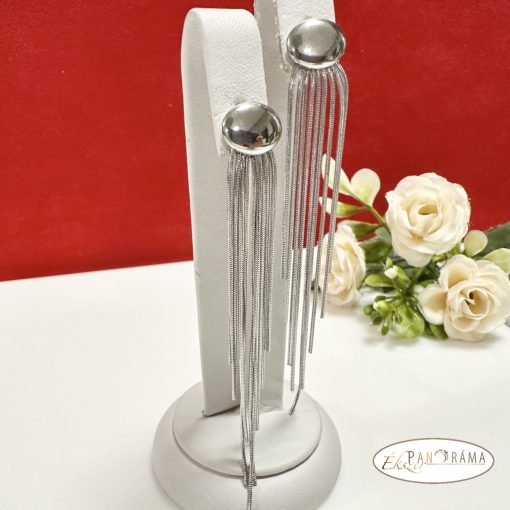  Acél alapú Gold Filled lógós  fülbevaló - Eliza white