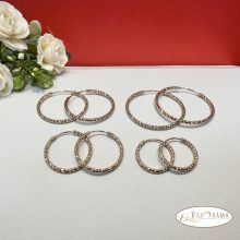  18K Gold Filled  karika fülbevaló - Monika 25