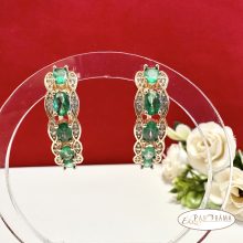  18K Gold Filled fülbevaló - Peacock