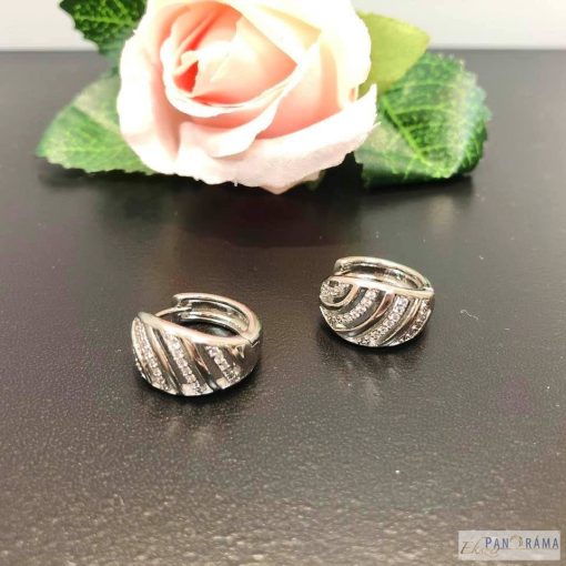 White Gold Filled fülbevaló  - Nicola White