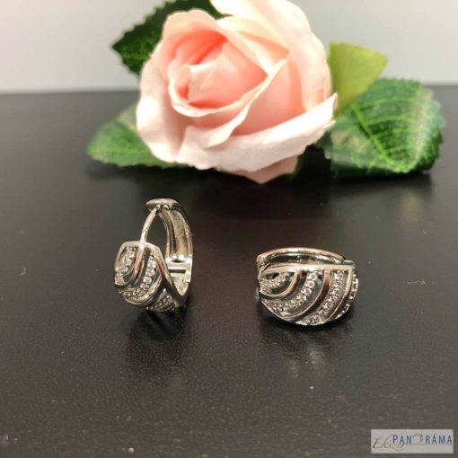 White Gold Filled fülbevaló  - Nicola White