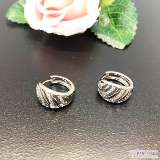 White Gold Filled fülbevaló  - Nicola White