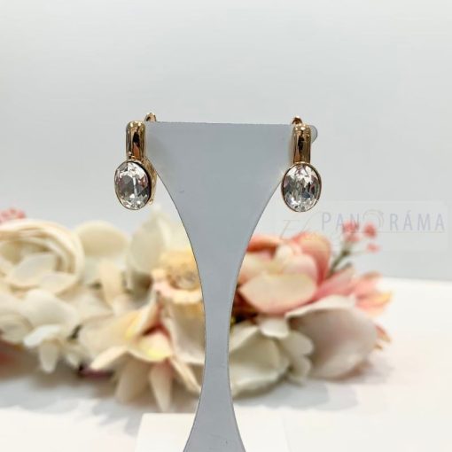  18k Gold Filled csillogó kristályos fülbevaló - Emily crystal