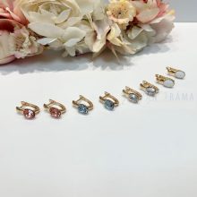  18k Gold Filled csillogó kristályos fülbevaló - Emily crystal