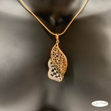  18K Gold Filled fülbevaló és nyaklánc szett  - Melani