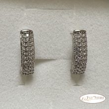 White gold filled, antiallergén  fülbevaló - Marianna
