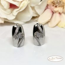 White Gold Filled fülbevaló  - Lena