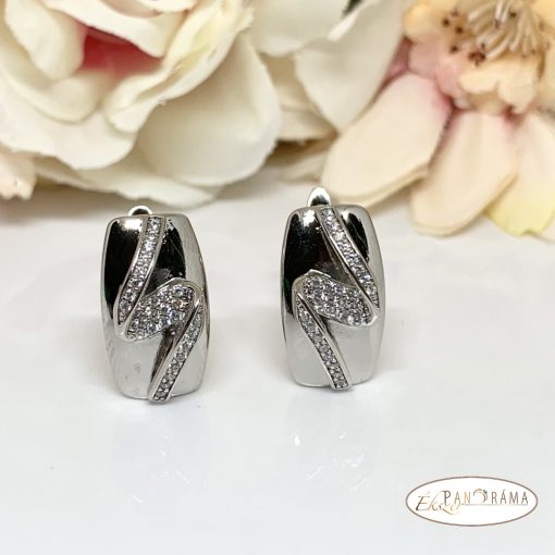 White Gold Filled fülbevaló  - Lena