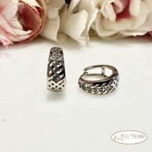 White Gold Filled, antiallergén fülbevaló  - Zendaya