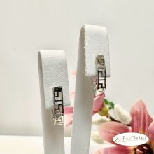 Antiallergén, White Gold Filled  fülbevaló - Letty White