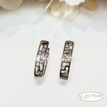 Antiallergén, White Gold Filled  fülbevaló - Letty White