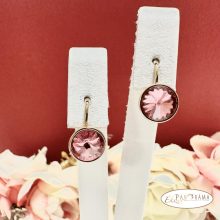 Eredeti kristályos, 18K Gold Filled francia kapcsos fülbevaló - Karina rose 