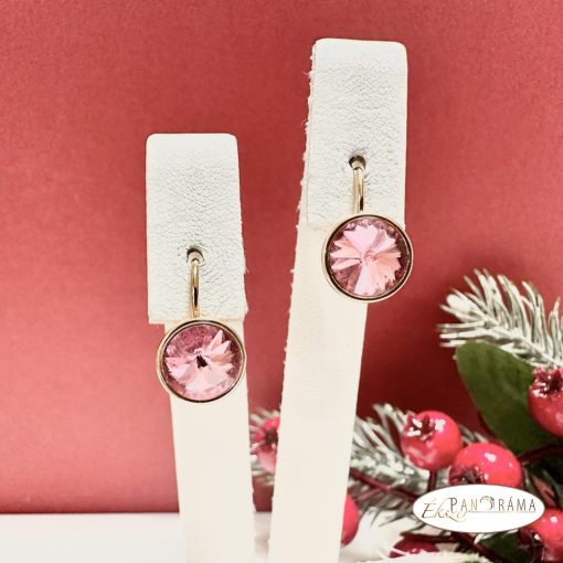 Eredeti kristályos, 18K Gold Filled francia kapcsos fülbevaló - Karina rose 