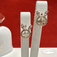 Gold Filled, Antiallergén kapcsos fülbevaló kristályokkal - Clara