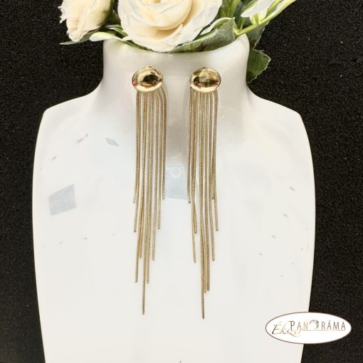  14K acél alapú Gold Filled lógós  fülbevaló - Eliza Gold