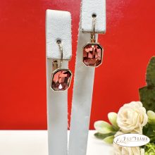  18K Gold Filled fülbevaló, eredeti kristállyal - Lora