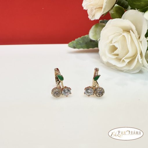  18K Gold Filled fülbevaló - Cherry