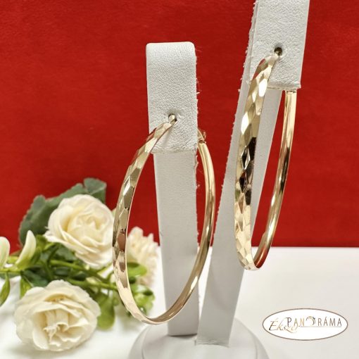  18K Gold Filled karika fülbevaló - Elena 50