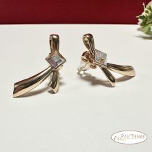 18K Gold Filled, eredeti kristályos fülbevaló - Milla Crystal