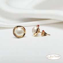  Nemesacél fülbevaló - Britta