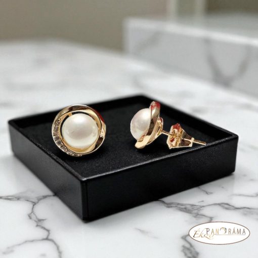  Nemesacél fülbevaló - Britta