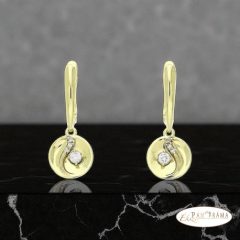 14K Gold Filled lógós fülbevaló  - Estera