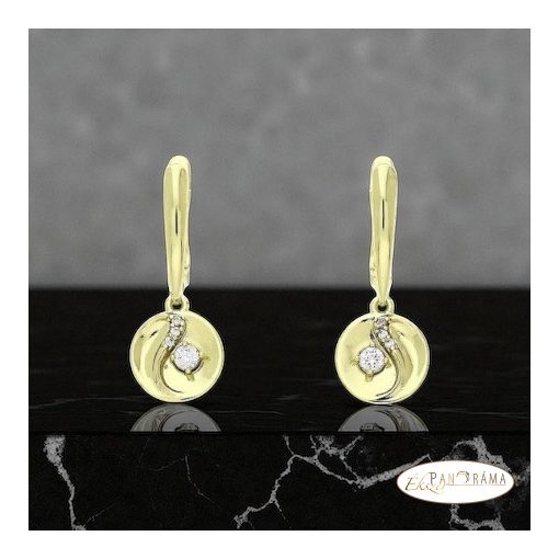 14K Gold Filled lógós fülbevaló  - Estera