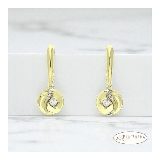 14K Gold Filled lógós fülbevaló  - Estera