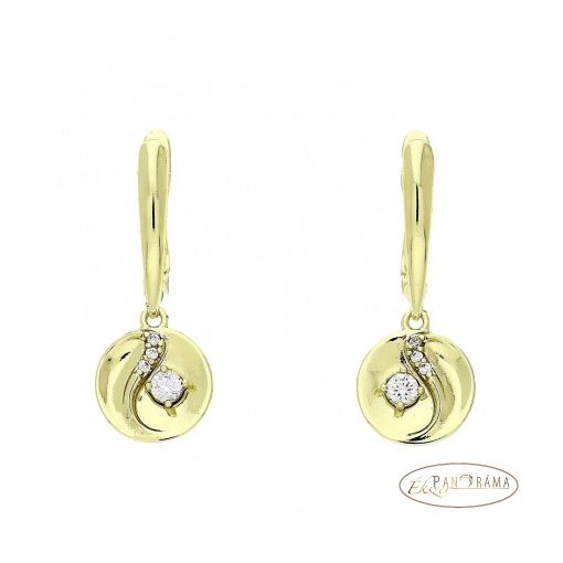 14K Gold Filled lógós fülbevaló  - Estera