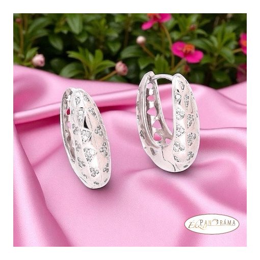  White Gold Filled fülbevaló - Thabita
