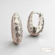  White Gold Filled fülbevaló - Thabita