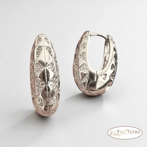  White Gold Filled fülbevaló - Thabita