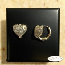 14K Gold Filled fülbevaló - Szív