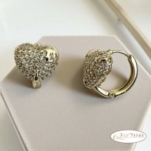 14K Gold Filled fülbevaló - Szív