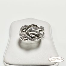 White Gold Filled kristályos  gyűrű - Matilda