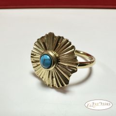Acél alapú 14K Gold Filled  női gyűrű  - Tullia