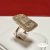 Acél alapú 18K Gold Filled  női gyűrű  - Izabella