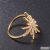 18K Gold Filled gyűrű - Star
