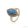  18K Gold Filled gyűrű  - Nelli blue - 6 