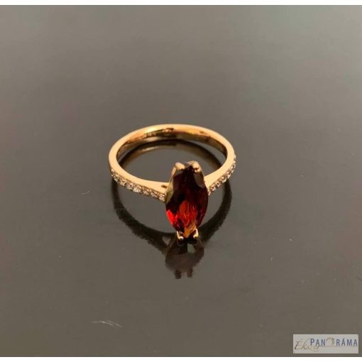  18 K Gold Filled Gyűrű -Vörös Rózsa-arany színű gyűrű