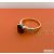  18 K Gold Filled Gyűrű -Black-arany színű gyűrű