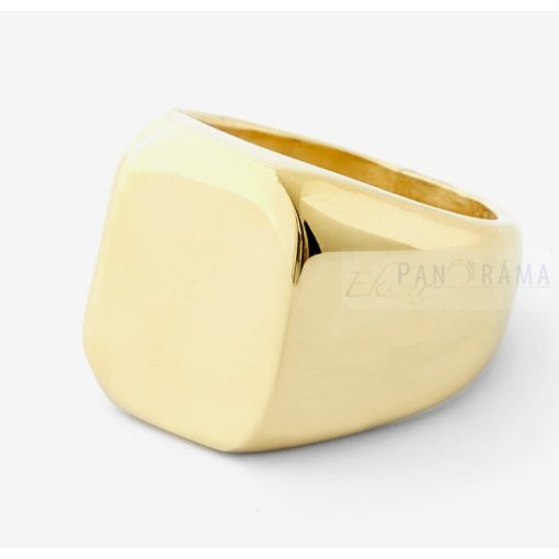 18K Gold Filled férfi pecsétgyűrű - Stefán