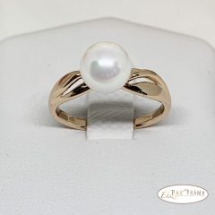 18 K Gold Filled  antiallergén gyűrű  - Zaira pearl