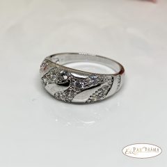 White Gold Filled  gyűrű - Clara