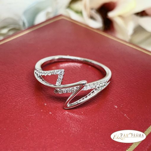 White Gold Filled gyűrű - Romy