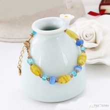 18 K Gold Filled karkötő Carin color
