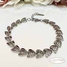 White Gold Filled karkötő - Ginevra White