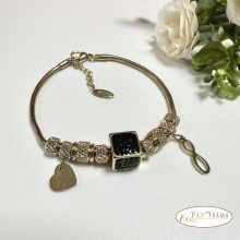 Acél alapú 14K Gold Filled karkötő - Schila