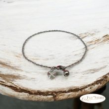 White Gold Filled Bokalánc  - Csavart