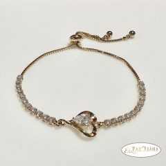 18K Gold Filled, antiallergén karkötő - Titanilla